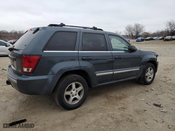 2007 Jeep Grand Cherokee Limited with VIN 1J8HR58P17C642901, listed as a Copart auction lot 48609185 with 153,195 mi miles and Salvage Title. Bid and sale history available at carsss.com. Image 3.