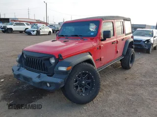 2022 Jeep Wrangler Unlimited Sport S with VIN 1C4HJXDG1NW144404, listed as a IAAI auction lot 41690330 with 48,542 mi miles and . Bid and sale history available at DreamBid. Image 18.