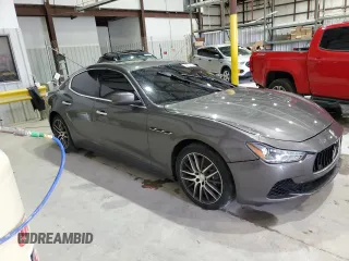 2015 Maserati Ghibli z VIN ZAM57XSA2F1130506, wystawiony jako Copart lot #58704905 z przebiegiem Nie podano mil oraz Szkoda całkowita • Salvage title. Historia ofert i sprzedaży dostępna na DreamBid. Obrazek 4.