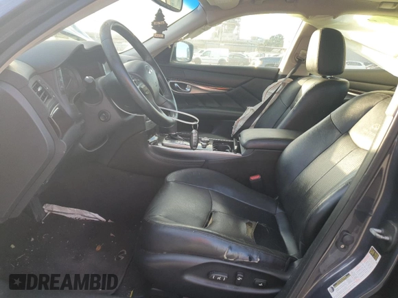 2011 Infiniti M37 with VIN JN1BY1APXBM320444, listed as a Copart auction lot 71220844 with 95,477 mi miles and Salvage Title. Bid and sale history available at carsss.com. Image 7.