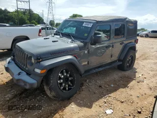 2019 Jeep Wrangler Unlimited Sport S with VIN 1C4HJXDG7KW603821, listed as a Copart auction lot 55846875 with 37,711 mi miles and Salvage title. Bid and sale history available at DreamBid. Image 1.