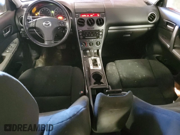 2008 Mazda 6 i Sport VE with VIN 1YVHP80C885M47093, listed as a Copart auction lot 46469675 with 68,773 mi miles and Salvage Title. Bid and sale history available at carsss.com. Image 8.