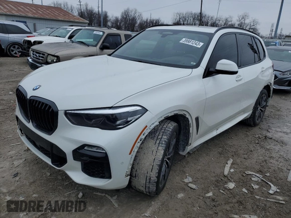 2019 BMW X5 xDrive40i with VIN 5UXCR6C53KLL31135, listed as a Copart auction lot 39981243 with 37,477 mi miles. Bid and sale history available at carsss.com. Image 1.