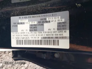 2017 Mazda 3 Touring z VIN 3MZBN1V74HM128575, wystawiony jako IAAI lot #42731487 z przebiegiem 136 553 mil mil oraz . Historia ofert i sprzedaży dostępna na DreamBid. Obrazek 9.