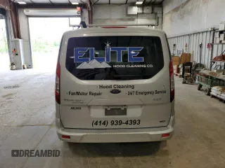 2019 Ford Transit Connect XLT with VIN NM0GE9F23K1406216, listed as a Copart auction lot 58146145 with 105,015 mi miles and Non repairable. Bid and sale history available at DreamBid. Image 6.
