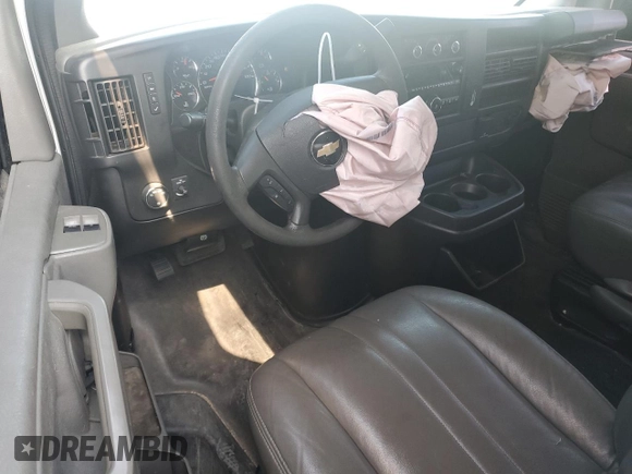 2017 Chevrolet Express Cargo with VIN 1GCWGAFF9H1179782, listed as a Copart auction lot 62114635 with 144,530 mi miles and Salvage title. Bid and sale history available at DreamBid. Image 8.