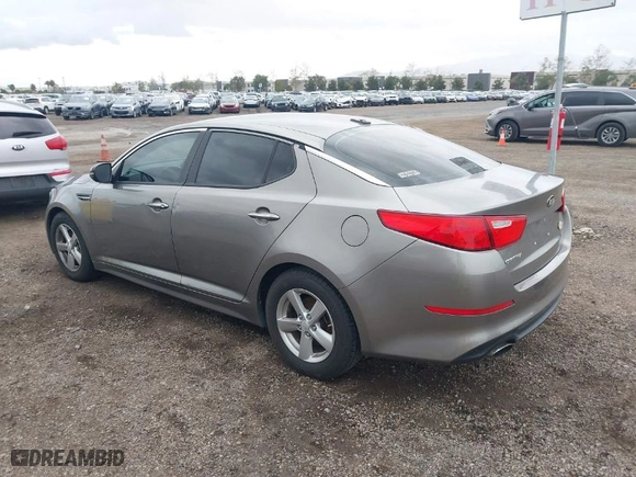 2015 Kia Optima LX with VIN 5XXGM4A74FG402150, listed as a IAAI auction lot 41756410 with 75,214 mi miles. Bid and sale history available at carsss.com. Image 3.