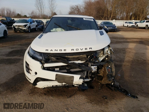 2024 Land Rover Range Rover Evoque Dynamic SE with VIN SALZL2FX4RH237452, listed as a Copart auction lot 48402895 with 0 mi miles and Salvage Title. Bid and sale history available at carsss.com. Image 5.