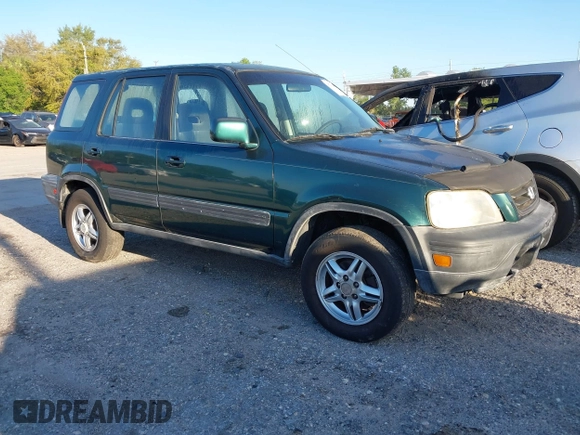 2001 Honda CR-V EX with VIN JHLRD18661C049197, listed as a IAAI auction lot 41795350 with 216,746 mi miles. Bid and sale history available at carsss.com. Image 1.