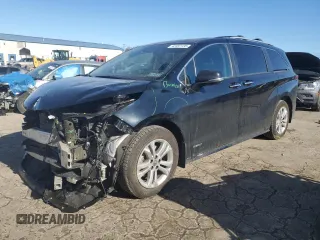 2021 Toyota Sienna Limited with VIN 5TDESKFC8MS038348, listed as a Copart auction lot 42497735 with 49,053 mi miles and Salvage Title. Bid and sale history available at DreamBid. Image 1.