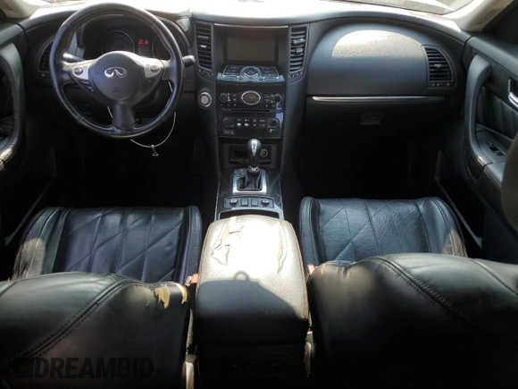 2010 Infiniti FX35 with VIN JN8AS1MW3AM851744, listed as a Copart auction lot 71165354 with 247,174 mi miles and Salvage Title. Bid and sale history available at carsss.com. Image 8.
