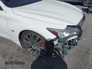 2019 Infiniti Q50 Luxe with VIN JN1EV7APXKM513850, listed as a IAAI auction lot 41689080 with 85,520 mi miles and . Bid and sale history available at DreamBid. Image 18.