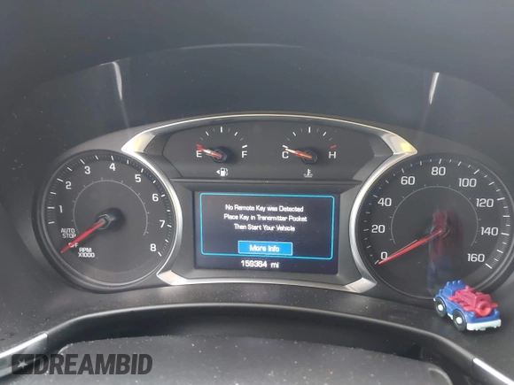 2019 Chevrolet Equinox LT with VIN 2GNAXKEV9K6208900, listed as a IAAI auction lot 41597307 with 159,364 mi miles. Bid and sale history available at carsss.com. Image 7.