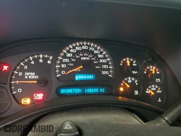 2004 Chevrolet Silverado 1500 Z71 with VIN 2GCEK19T741216487, listed as a Copart auction lot 54957665 with 148,699 mi miles and Clean Title. Bid and sale history available at DreamBid. Image 9.