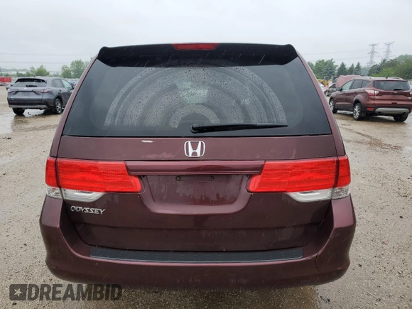 2008 Honda Odyssey LX with VIN 5FNRL38258B080964, listed as a Copart auction lot 59221895 with 168,359 mi miles and Salvage title. Bid and sale history available at DreamBid. Image 6.