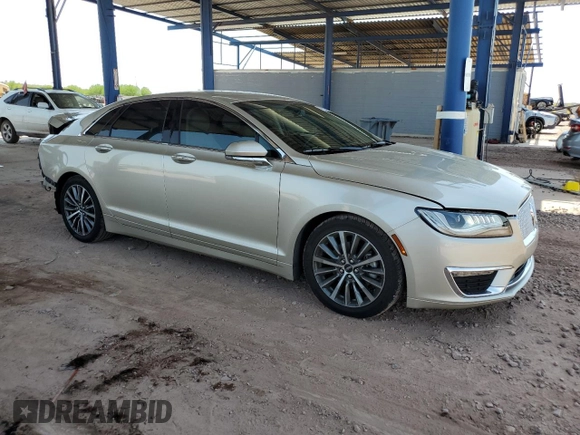 2017 Lincoln MKZ Premiere with VIN 3LN6L5A93HR665641, listed as a Copart auction lot 62921495 with 36,089 mi miles and Salvage title. Bid and sale history available at DreamBid. Image 4.