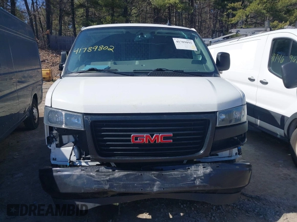 2023 GMC Savana Cargo with VIN 1GTW7BFP5P1106325, listed as a IAAI auction lot 41789802 with 80,382 mi miles and . Bid and sale history available at carsss.com. Image 12.