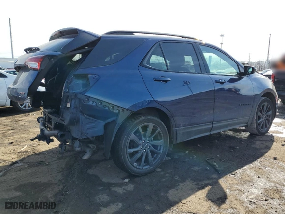 2022 Chevrolet Equinox RS with VIN 3GNAXWEV6NS115278, listed as a Copart auction lot 46452915 with 32,352 mi miles and Non Repairable. Bid and sale history available at carsss.com. Image 3.