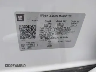 2018 Cadillac XT5 Luxury FWD with VIN 1GYKNCRS2JZ185644, listed as a IAAI auction lot 41912079 with 82,728 mi miles and . Bid and sale history available at carsss.com. Image 9.