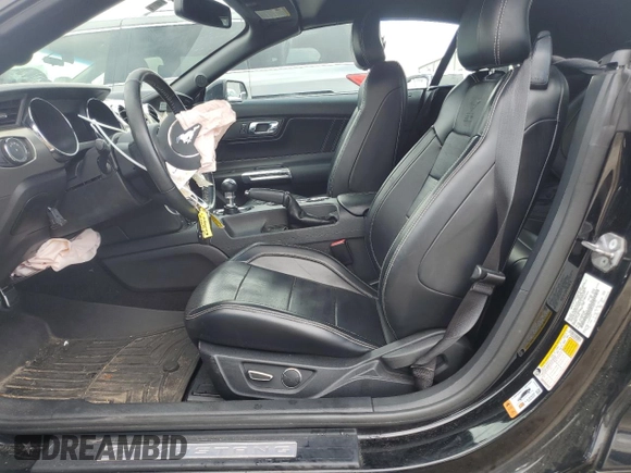 2015 Ford Mustang GT Premium with VIN 1FATP8FF8F5402773, listed as a Copart auction lot 46169535 with 80,822 mi miles and Salvage title. Bid and sale history available at DreamBid. Image 7.