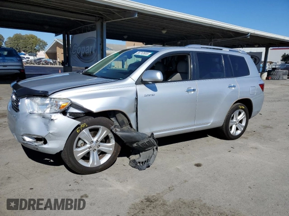 2010 Toyota Highlander Limited with VIN 5TDDK3EH9AS017163, listed as a Copart auction lot 56712655 with 164,873 mi miles and Salvage title. Bid and sale history available at DreamBid. Image 1.