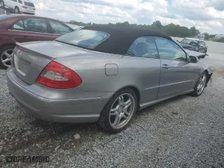 2009 Mercedes-Benz CLK-Class 5.5L with VIN WDBTK72F99T101596, listed as a Copart auction lot 65990194 with 108,640 mi miles and Salvage Title. Bid and sale history available at carsss.com. Image 3.