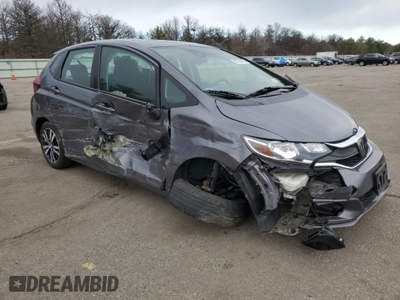 2019 Honda Fit EX with VIN 3HGGK5H88KM741997, listed as a Copart auction lot 50726975 with 82,824 mi miles and Salvage Title. Bid and sale history available at DreamBid. Image 4.