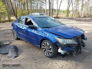 2016 Acura ILX w/Premium/A-SPEC Pkg with VIN 19UDE2F8XGA005725, listed as a IAAI auction lot 41844542 with 164,136 mi miles. Bid and sale history available at carsss.com. Image 1.