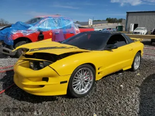 2002 Pontiac Firebird Formula with VIN 2G2FV22G522121744, listed as a Copart auction lot 46989175 with 0 mi miles and Salvage Title. Bid and sale history available at carsss.com. Image 1.