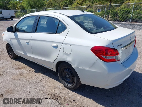 2017 Mitsubishi Mirage ES with VIN ML32F3FJXHHF08536, listed as a IAAI auction lot 42026950 with 91,610 mi miles and . Bid and sale history available at DreamBid. Image 3.