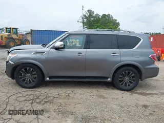2019 Nissan Armada Platinum z VIN JN8AY2NF3K9351025, wystawiony jako IAAI lot #42270227 z przebiegiem 105 621 mil mil oraz . Historia ofert i sprzedaży dostępna na DreamBid. Obrazek 14.