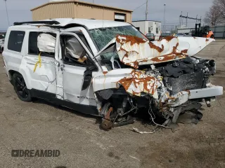 2015 Jeep Patriot Altitude Edition with VIN 1C4NJPBA7FD192164, listed as a Copart auction lot 47344945 with 0 mi miles and Salvage Title. Bid and sale history available at carsss.com. Image 4.