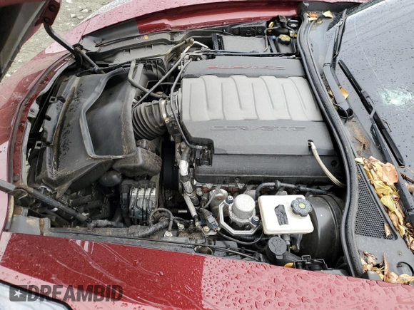 2019 Chevrolet Corvette Grand Sport 2LT with VIN 1G1YY2D70K5103755, listed as a Copart auction lot 72778344 with 0 mi miles and Salvage Title. Bid and sale history available at carsss.com. Image 11.