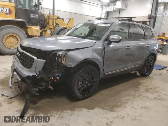 2023 Kia Telluride SX Prestige с VIN 5XYP5DGC2PG368708, выставлен на аукционе Copart как лот 46637905 с пробегом 12 089 миль миль и Списание • Salvage title. История ставок и продаж доступна на DreamBid. Изображение 1.