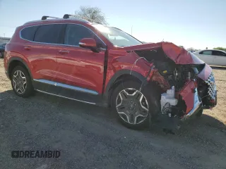 2023 Hyundai Santa Fe Hybrid Limited with VIN 5NMS5DA10PH012443, listed as a Copart auction lot 76471194 with 7,240 mi miles and Salvage Title. Bid and sale history available at carsss.com. Image 4.