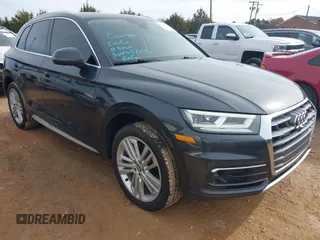2019 Audi Q5 Prestige with VIN WA1CNAFY2K2023587, listed as a IAAI auction lot 41059294 with 54,591 mi miles. Bid and sale history available at carsss.com. Image 1.