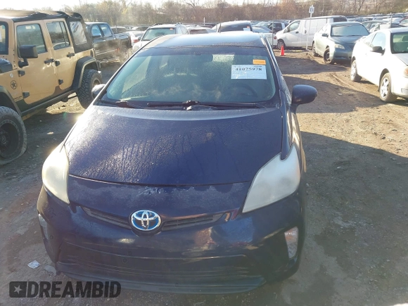 2013 Toyota Prius One with VIN JTDKN3DU4D1649342, listed as a IAAI auction lot 41075978 with 138,768 mi miles. Bid and sale history available at carsss.com. Image 12.