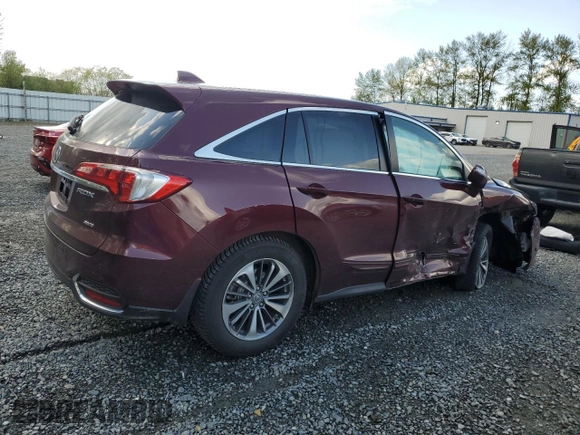 2018 Acura RDX Advance with VIN 5J8TB4H7XJL013467, listed as a Copart auction lot 54073155 with 33,814 mi miles and Salvage Title. Bid and sale history available at DreamBid. Image 3.