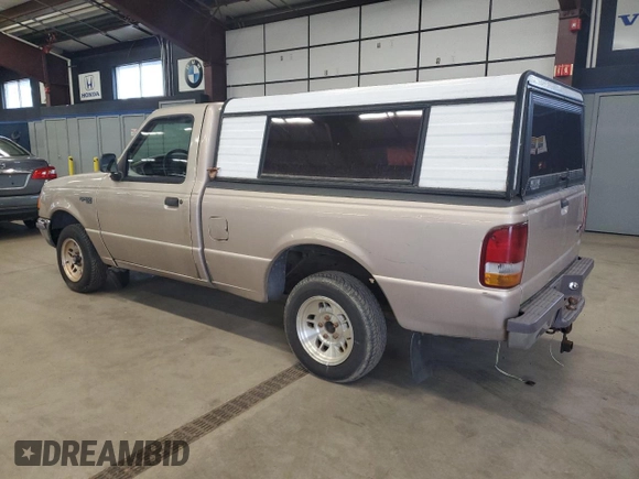 1997 Ford Ranger XLT with VIN 1FTCR10A6VTA20261, listed as a Copart auction lot 60361825 with 169,369 mi miles and Non repairable. Bid and sale history available at DreamBid. Image 2.