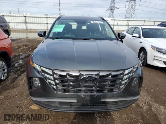2022 Hyundai Tucson SEL with VIN 5NMJCCAE8NH141249, listed as a Copart auction lot 50431975 with 19,391 mi miles and Salvage Title. Bid and sale history available at DreamBid. Image 5.