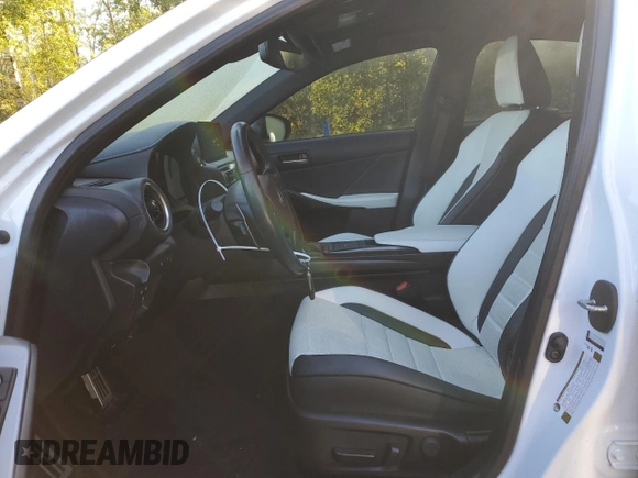 2022 Lexus IS 500 F Sport Performance with VIN JTHAP1D20N5001997, listed as a Copart auction lot 73356284 with 27,321 mi miles and Non repairable. Bid and sale history available at DreamBid. Image 7.