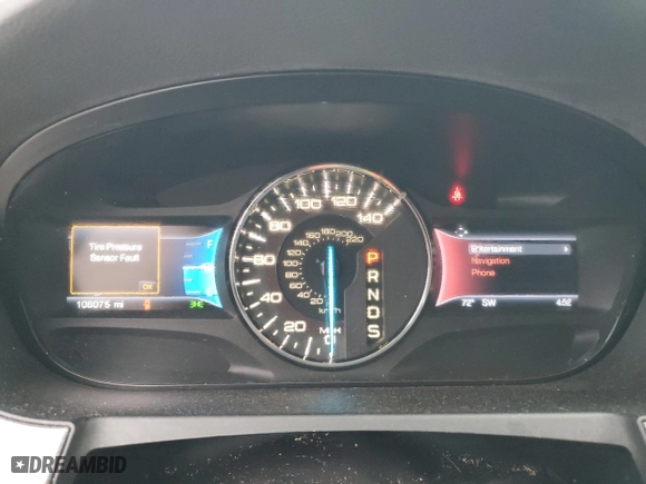 2014 Ford Edge SEL with VIN 2FMDK3JCXEBA06962, listed as a Copart auction lot 53639625 with 106,075 mi miles and Salvage Title. Bid and sale history available at carsss.com. Image 9.