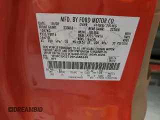 2009 Ford Escape XLS с VIN 1FMCU02729KA88249, выставлен на аукционе Copart как лот 57216745 с пробегом 172 843 миль миль и Чистый • Clean title. История ставок и продаж доступна на DreamBid. Изображение 13.