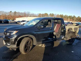 2023 Honda Ridgeline Black Edition with VIN 5FPYK3F86PB008571, listed as a Copart auction lot 85093194 with 11,280 mi miles and Salvage Title. Bid and sale history available at carsss.com. Image 1.
