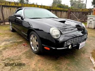 2002 Ford Thunderbird Hardtop Premium with VIN 1FAHP60AX2Y102183, listed as a Copart auction lot 48295095 with 99,338 mi miles and Clean Title. Bid and sale history available at DreamBid. Image 1.