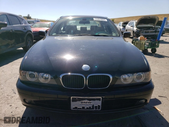 2003 BMW 5 Series 530iA with VIN WBADT63423CK33842, listed as a Copart auction lot 74357854 with 0 mi miles and Clean Title. Bid and sale history available at carsss.com. Image 5.