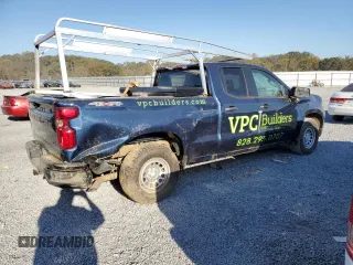2022 Chevrolet Silverado 1500 Work Truck with VIN 1GCRDAEK5NZ641885, listed as a Copart auction lot 74668384 with Not Provided miles and Salvage Title. Bid and sale history available at DreamBid. Image 3.