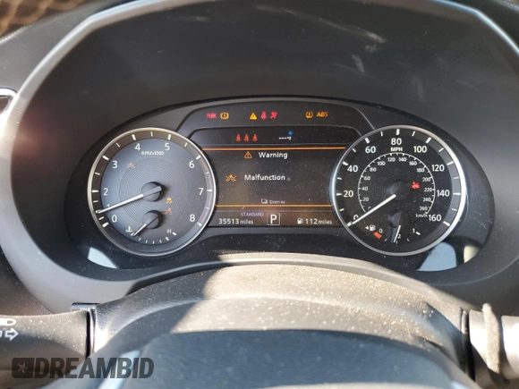 2022 Infiniti QX50 Luxe with VIN 3PCAJ5BB3NF107145, listed as a Copart auction lot 70091034 with 35,513 mi miles and Salvage title. Bid and sale history available at DreamBid. Image 9.