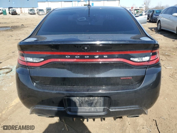 2016 Dodge Dart GT with VIN 1C3CDFEB9GD585294, listed as a Copart auction lot 49728425 with NaN miles and Salvage Title. Bid and sale history available at carsss.com. Image 6.