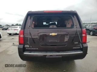 2020 Chevrolet Suburban Premier with VIN 1GNSCJKC7LR210387, listed as a Copart auction lot 64700645 with Not provided miles and Salvage title. Bid and sale history available at DreamBid. Image 6.